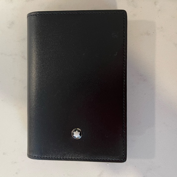 Mont Blanc Accessories Mont Blanc Business Card Holder Lk New